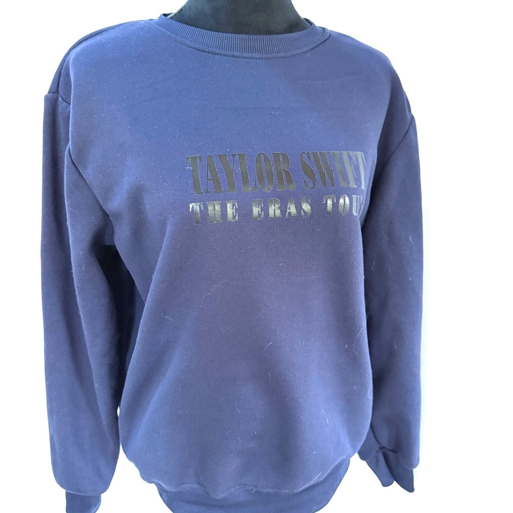 Taylor Swift Eras Tour Dark Blue Crewneck Sweatshirt